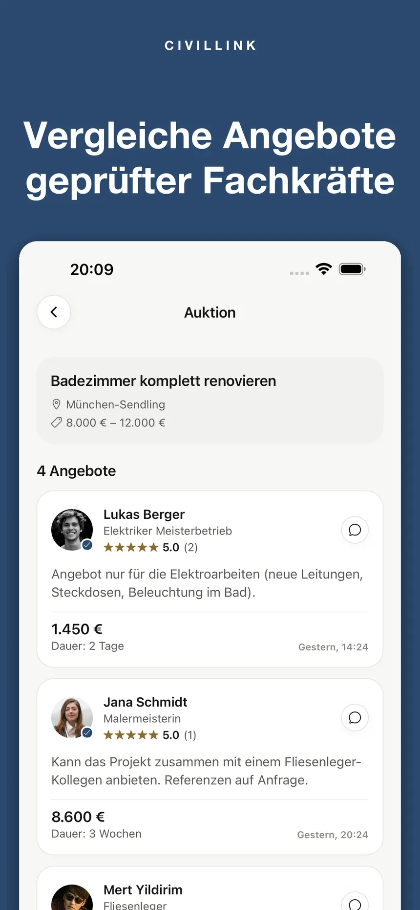 CivilLink Angebote